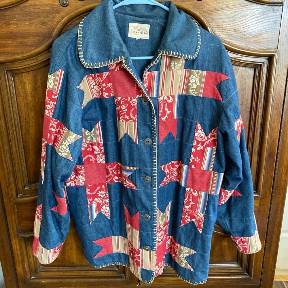 Susan Bristol Patchwork Jacket - image 1